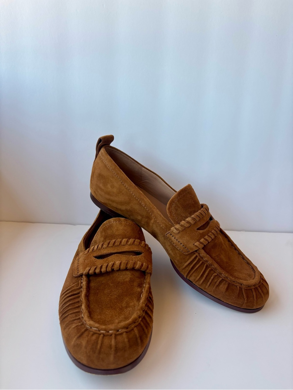 Cole Haan Women’s Danby Travel Loafer in Tobacco Suede size 7 - Picture 2 of 8
